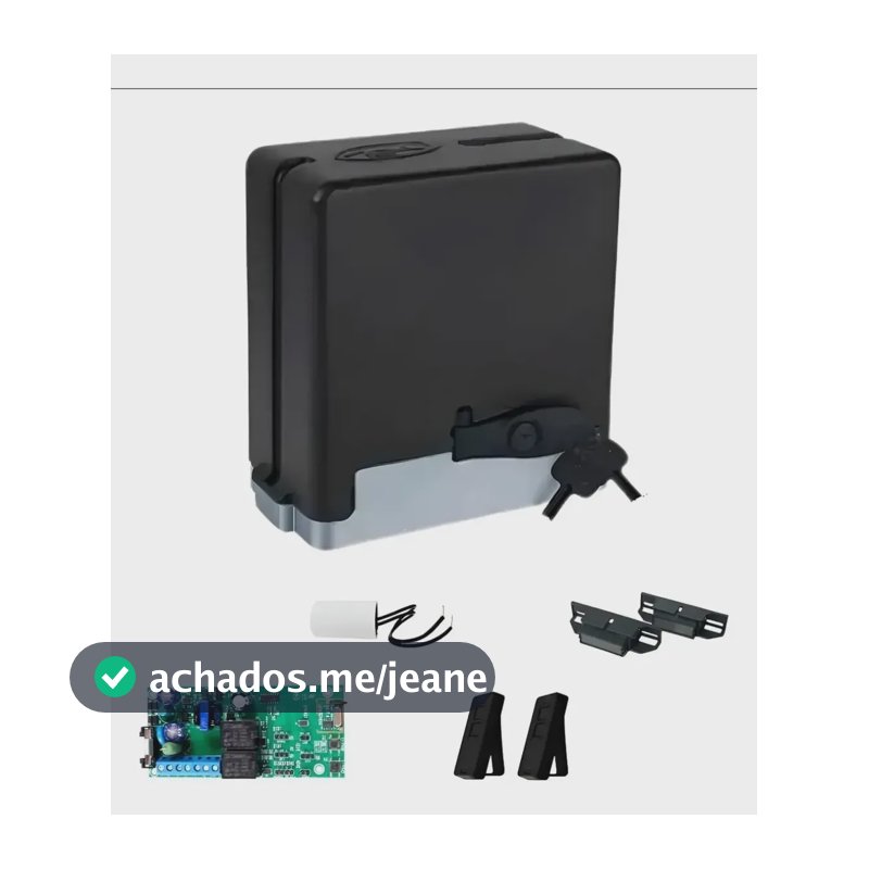 Kit Motor Portão Ppa Dz Stark 600 4m Cremalheira 220v Prateado 220v 60 Hz Z18
