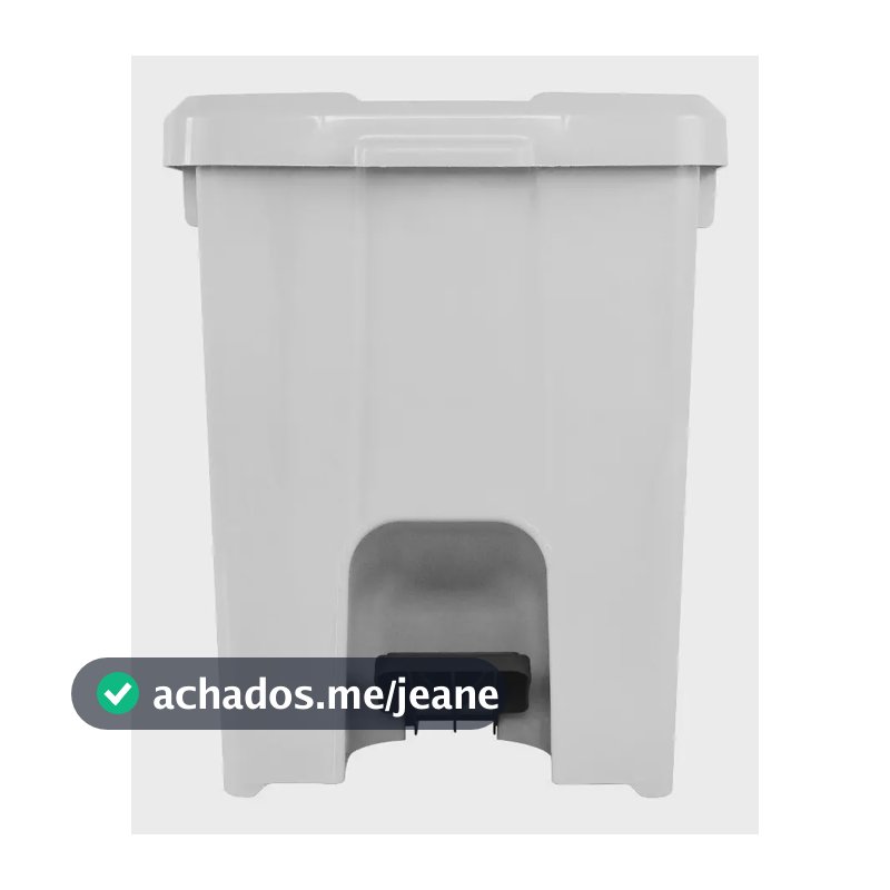 Cesto De Lixo 15 Litros Com Pedal Cor Branco
