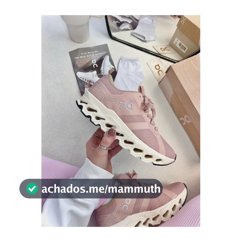 Tênis On Running Cloud Unissex Confortável Caminhada Corrida Rosa 38 Br