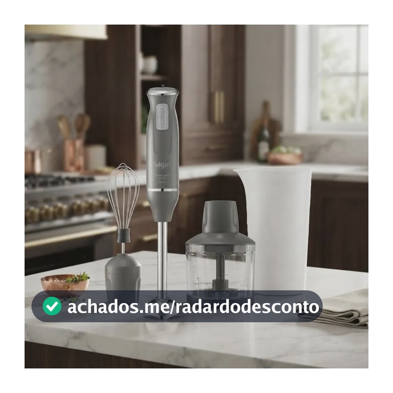 Mixer Power Inox 3 Em 1 600w Elgin Lunar -