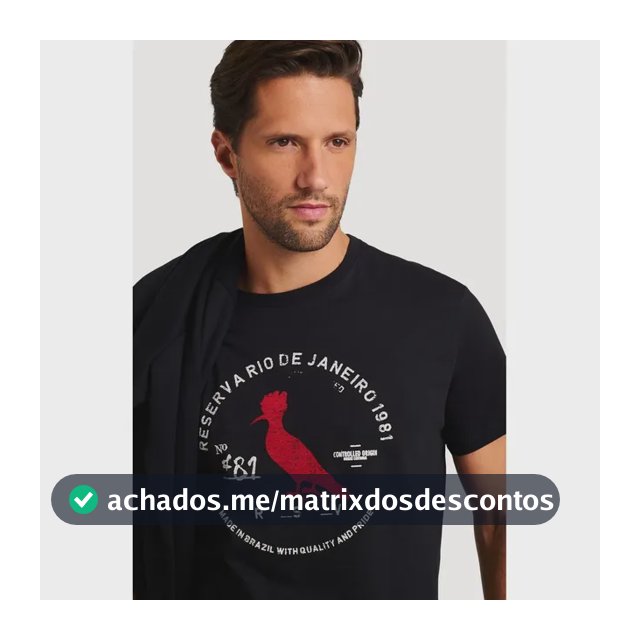 Camiseta Sb Algodão Carimbo Gaze Reserva