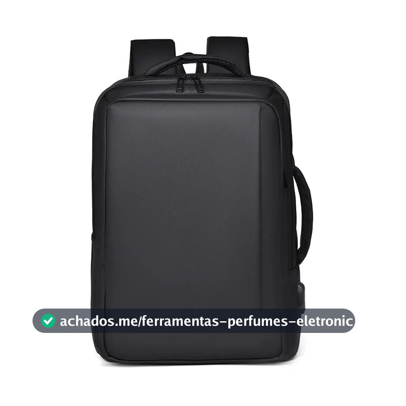 Mochila para Notebook de 15.6" Executiva com USB, Expansível e Impermeável
