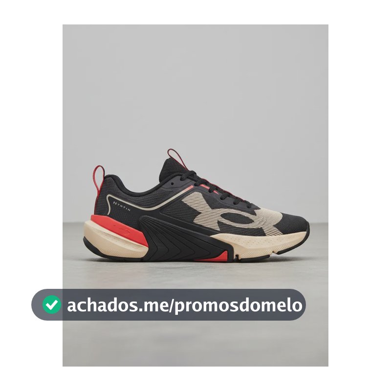 Tênis Esportivo Homem Mulher Under Armour Tribase Reps 3 Preto/vermelho/marfim 41 Br