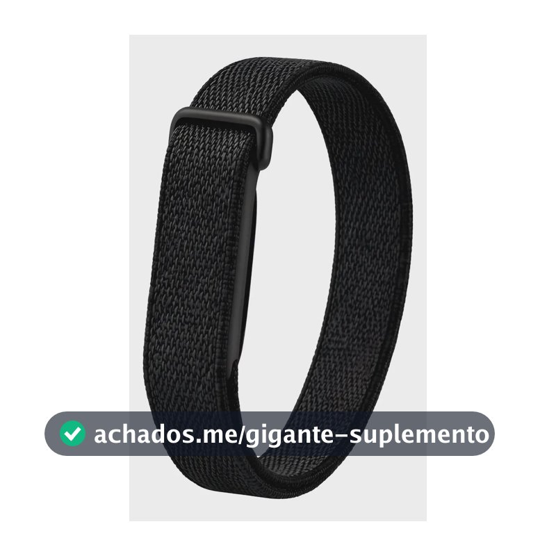 Google Fitbit Air Pulseira Inteligente Fitness Smartband Preto Mesh