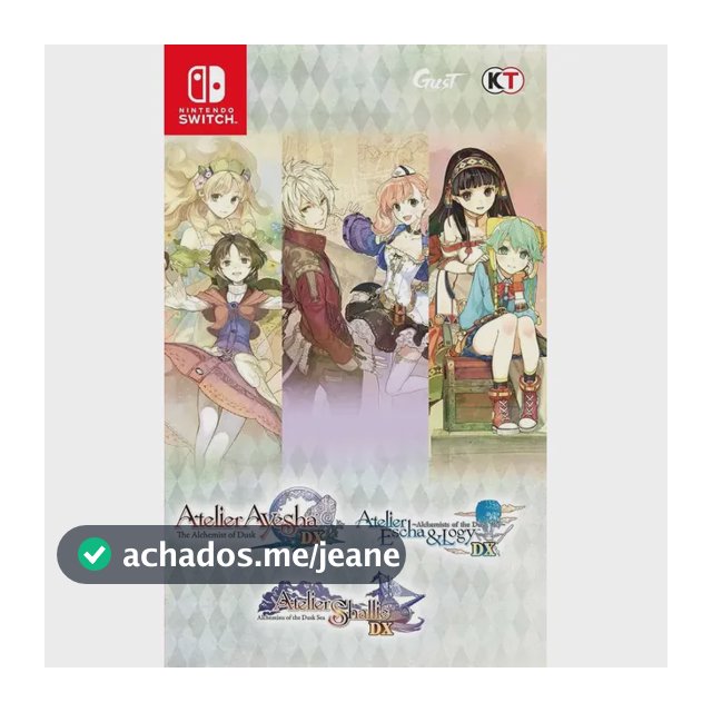 Atelier Dusk Trilogy Deluxe Pack Switch Midia Fisica