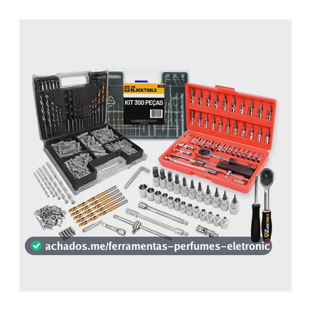 Jogo De Ferramentas Chaves Catraca Philips Fenda 346 Peças Vermelho / Prata / Preto