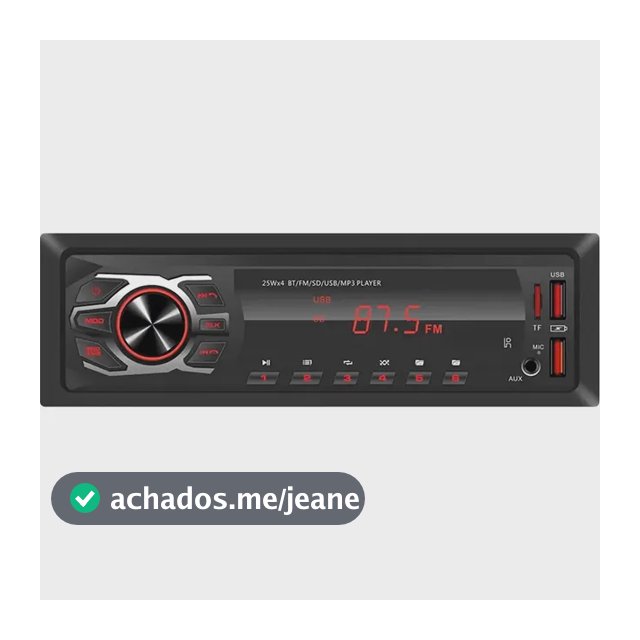 MP3 Player First Option 6688 Som Automotivo Radio Bluetooth 25W FM USB Pen Drive BT Carro Caminhonte 1 Din Caixa Bob Saida RCA