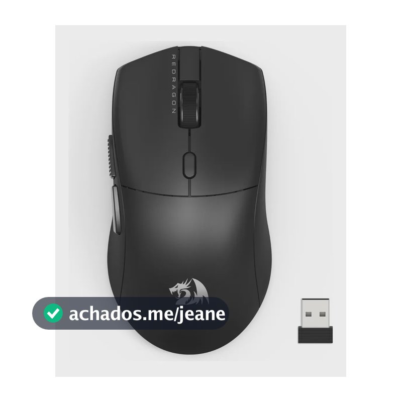 Mouse Gamer Redragon Neva Standard Preto 12000 DPI