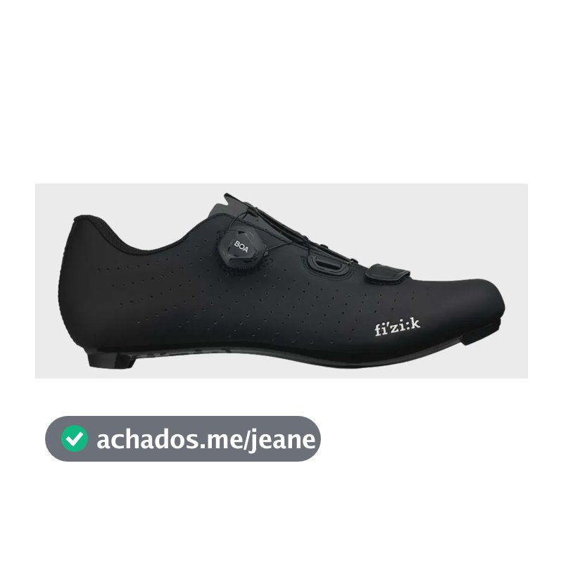 Sapatilha Fizik Tempo R5 Overcurve Road Boa L6 Preto Liso 39 Br