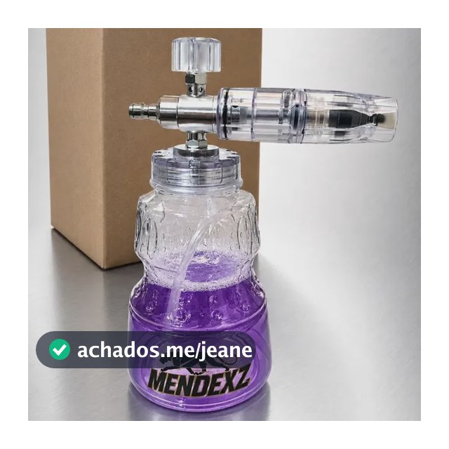 Canhão Espuma Snow Foam 360 Profissional 1 Litro Para Máquina Lavadora Alta Pressão Com Engate Rápido - 1600psi - Mendexz