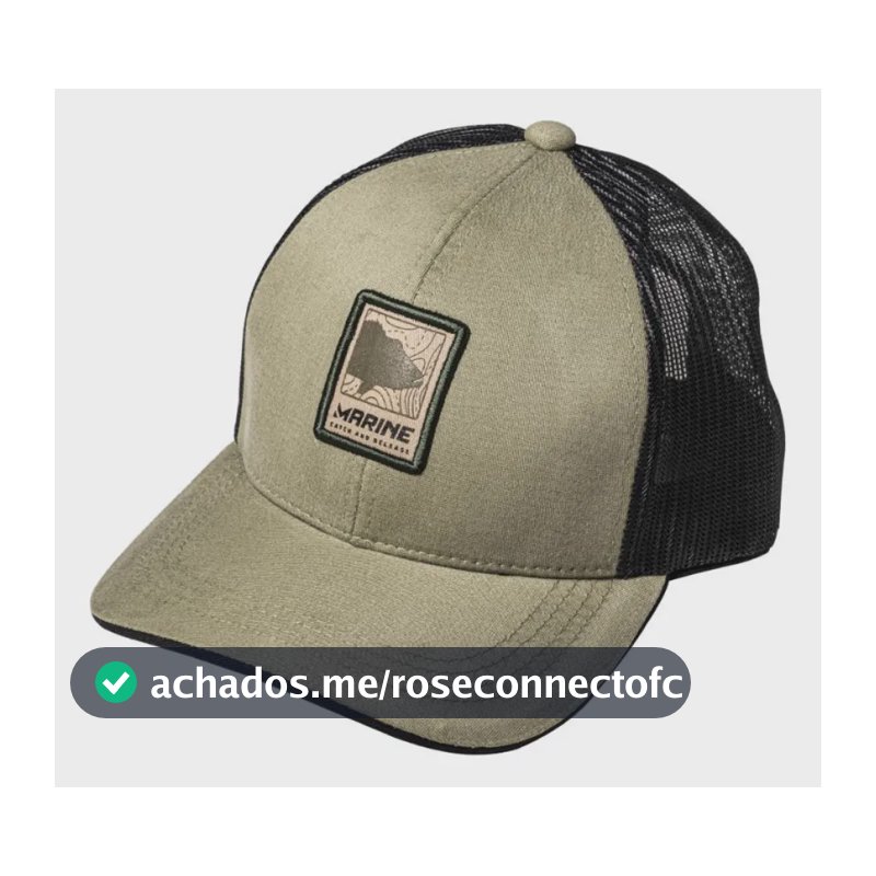 Bone Pesca Marine Sports - De Tela E Regulagem Modelo Cor Verde Tamanho Único
