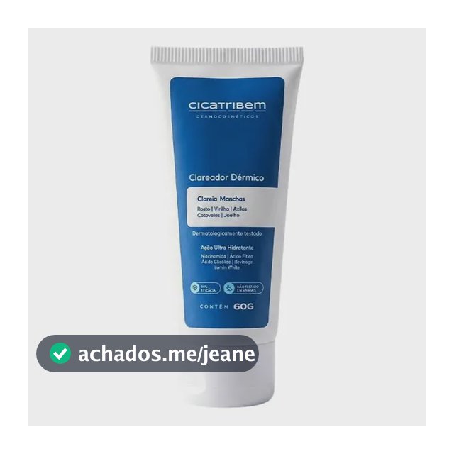 Creme Clareador para Axilas Virilha 60g