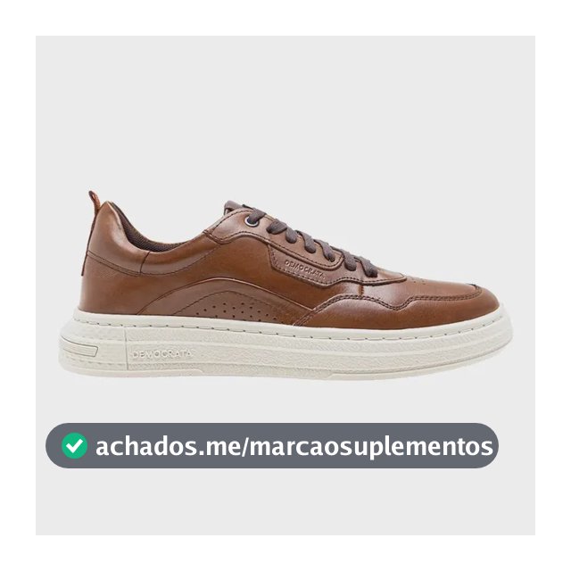 Tenis Democrata Jake Sapatenis Sneakers Casual 100% Couro