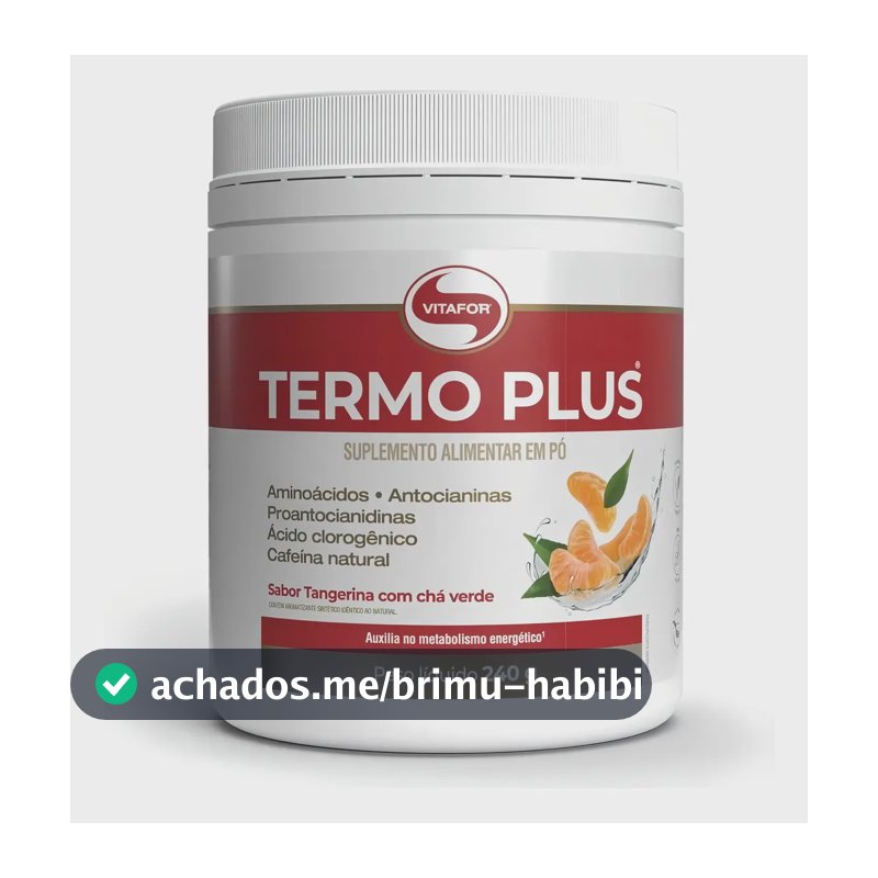 Suplemento Alimentar Termo Plus Tangerina 240g Vitafor Tangerina