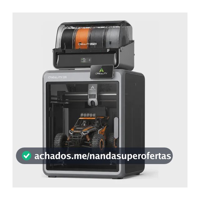 Creality K2 Combo Impressora 3d Cfs Multicolor 260x260x260mm 127/220v Preto