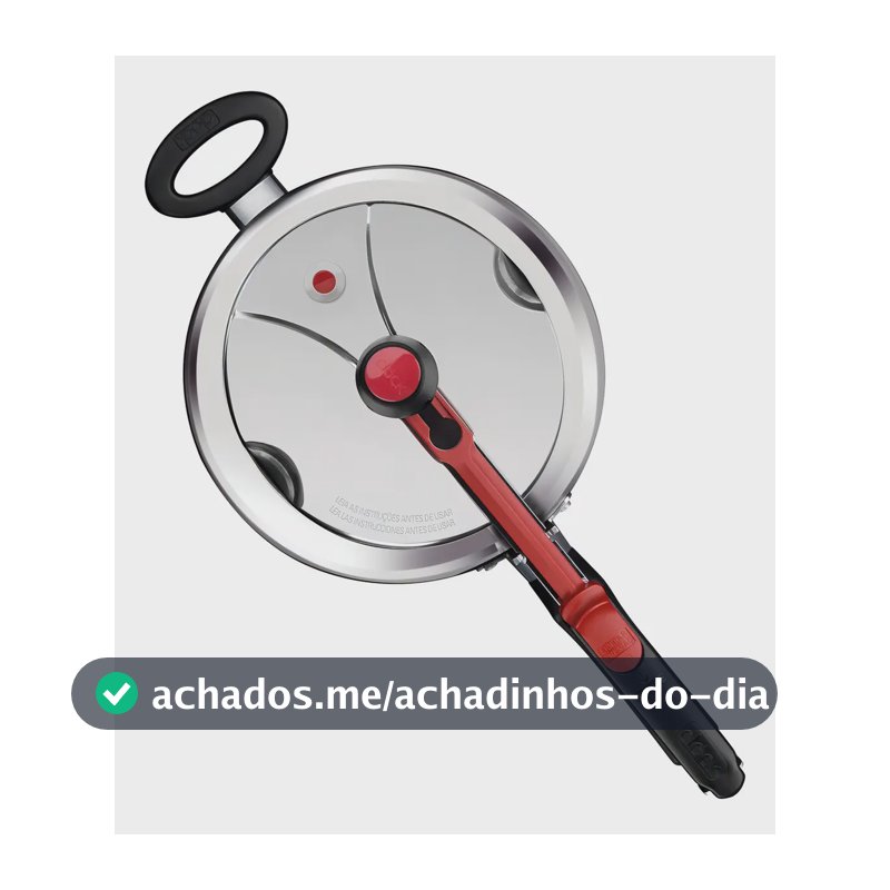 Panela de Pressão 3L Alumínio Polido 3 Sistemas Segurança Cabo Reforçado Clock