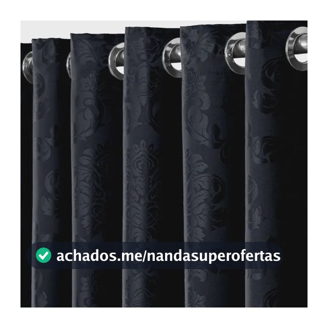 Cortina Jacquard Sala E Quarto 2 70 Mts X 2 20 Mts Esticado