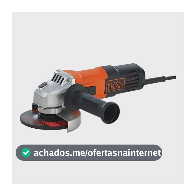 Esmerilhadeira Angular 115mm Black+decker Modelo G650 Potênc Laranja 127v 60 Hz