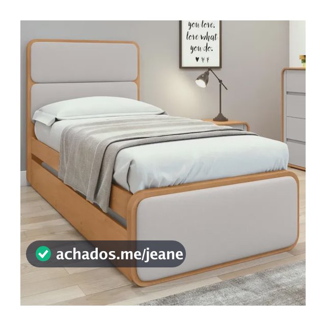 Cama Solteiro Easy Like C/ Cama Auxiliar Corano Bege/amêndoa Corano Bege/amêndoa Clean