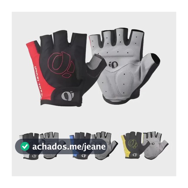 Par De Luvas Gel Ciclismo Dedo Curto Bike Academia Proteção