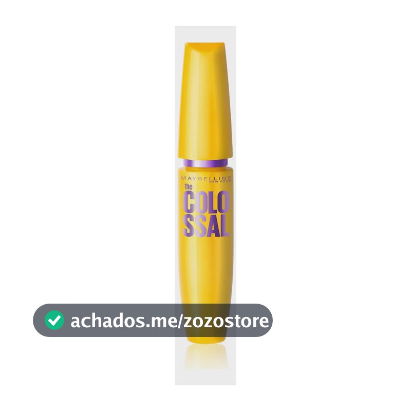 Máscara de Cílios Lavável, Longa Duração, 9x Mais Volume e Definição, Não Empelota, Cor Preto, The Colossal Volum' Express Maybelline NY, 8ml