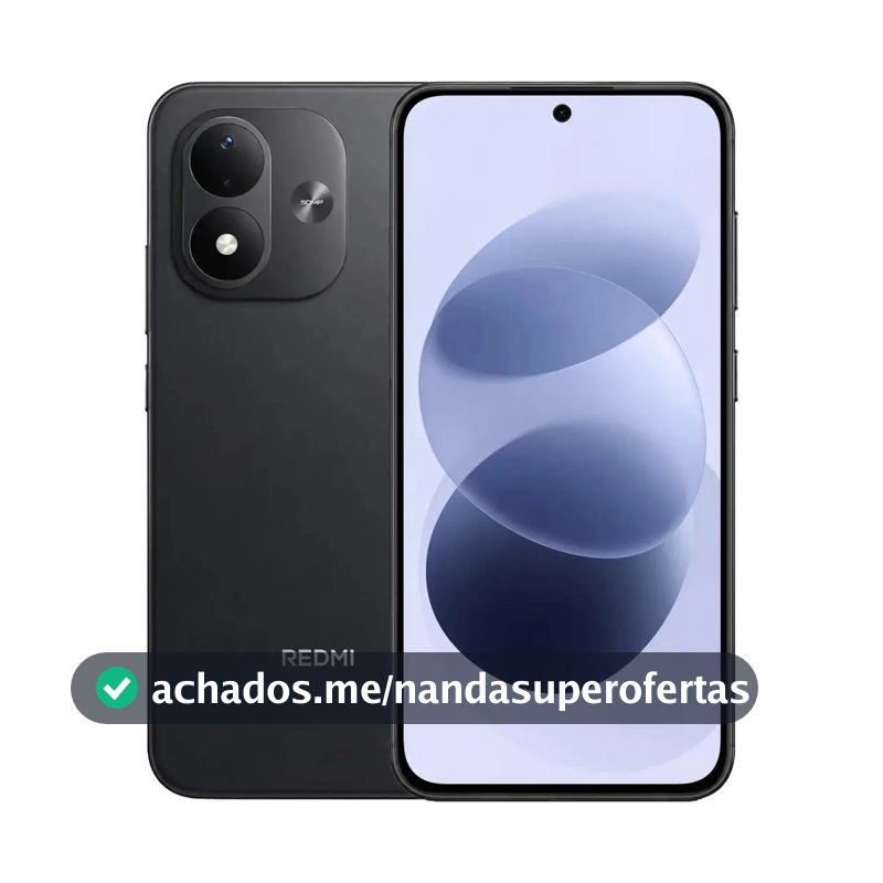 Smartphone Xiaomi Redmi Note 17 4G Global 256GB 8GB RAM Dual SIM Tela 6.99" - Preto