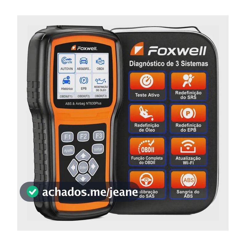 Foxwell Nt630 Plus Reset Airbag Abs Sas Scanner Automotivo