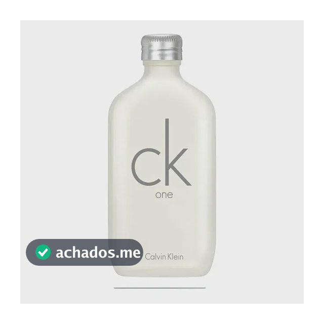 Perfume Unissex Calvin Klein Ck One 100ml Eau de Toilette EDT Cítrico Aromático Compartilhável