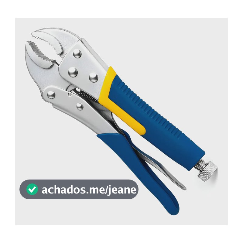 Alicate De Pressão 10 Polegadas Marca Idea Cabo Emborrachado Aço Reforçado