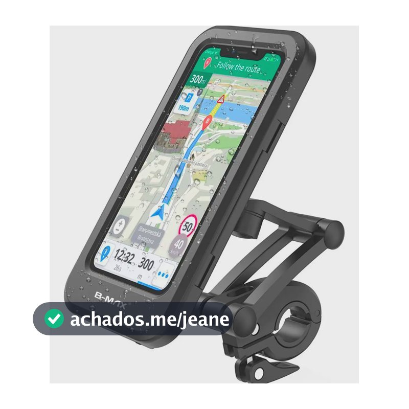 Suporte Celular Moto e Bike À Prova D'água com Imã Articulado 360°