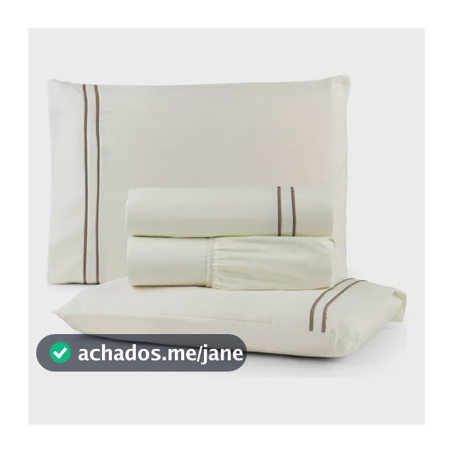 Jogo De Lençol Cama Solteiro Gabriela Martin