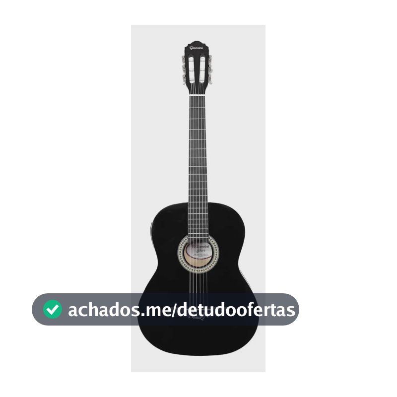 Violão Eletroacústico Giannini N-14 Eq Cor N-14 Eq Bk Orientação da mão Destro