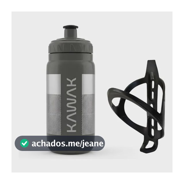 Kit Bike Garrafa Squeeze Caramanhola 560ml Com Suporte Top