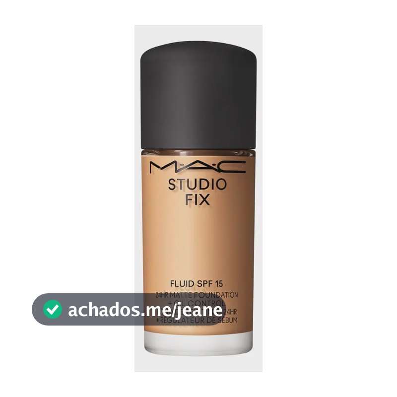 Base de maquiagem líquida MAC Cosmetics Studio Fix FPS15 Fluid Fix Base Líquida Studio Fix tom nc30 - 15mL 15g