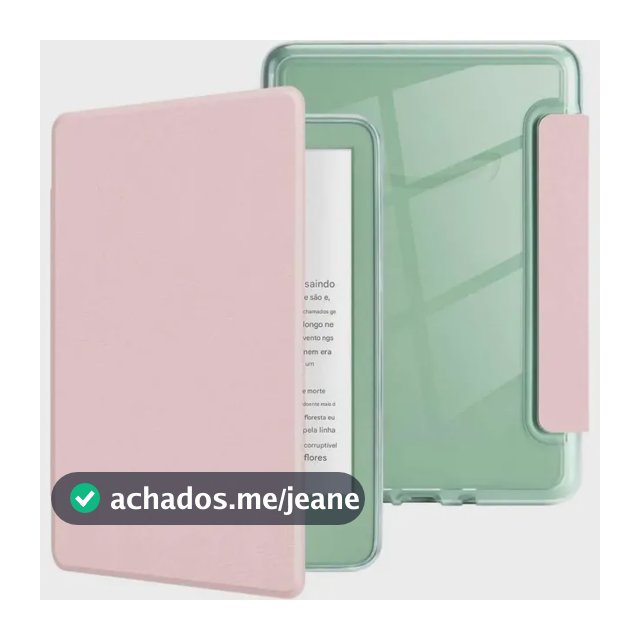 Capa Kindle 11 2024/2022 6 Polegadas Acrílico Preto/rosa Rosa