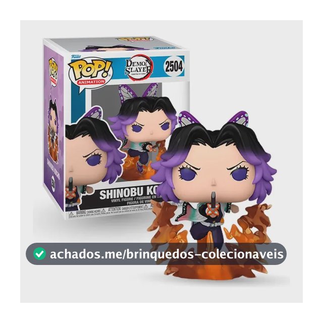 Boneco Funko Pop! Demon Slayer: Castelo Infinito - Shinobu