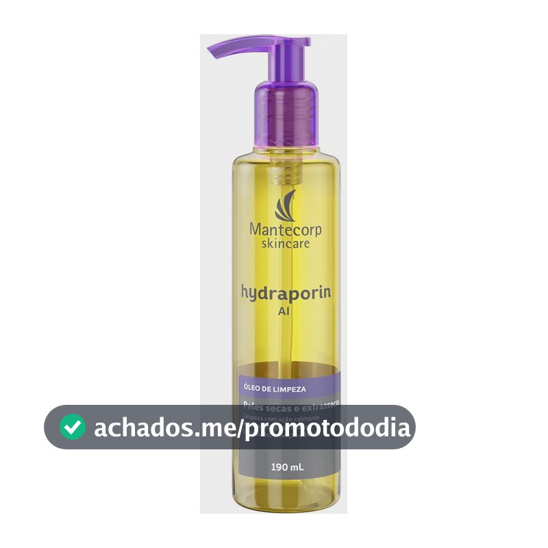 Óleo De Limpeza Mantecorp Skincare Hydraporin 190ml Sem Informação