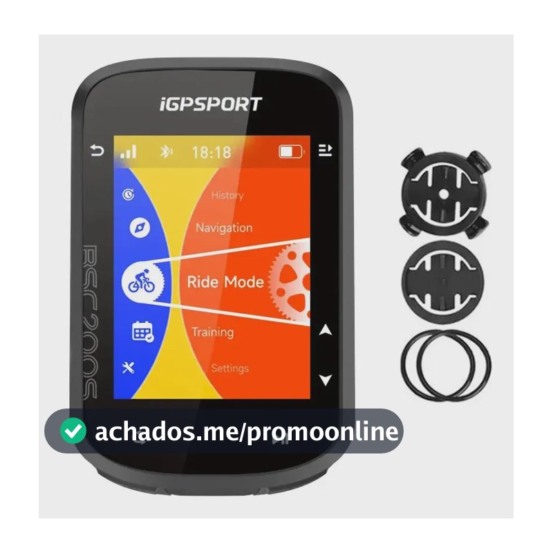 Gps Bike Igpsport Bsc200s Ciclocomputador Rota Strava Com Nf