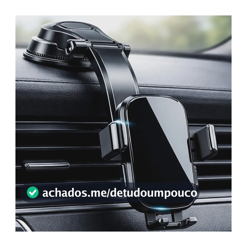 Suporte De Celular Veicular Automotivo Pra Carro Mesa Porta Painel Parede Caminhão Vw Up Jetta Volkswagen Ônix Corolla Gol 360° Universal Ayann