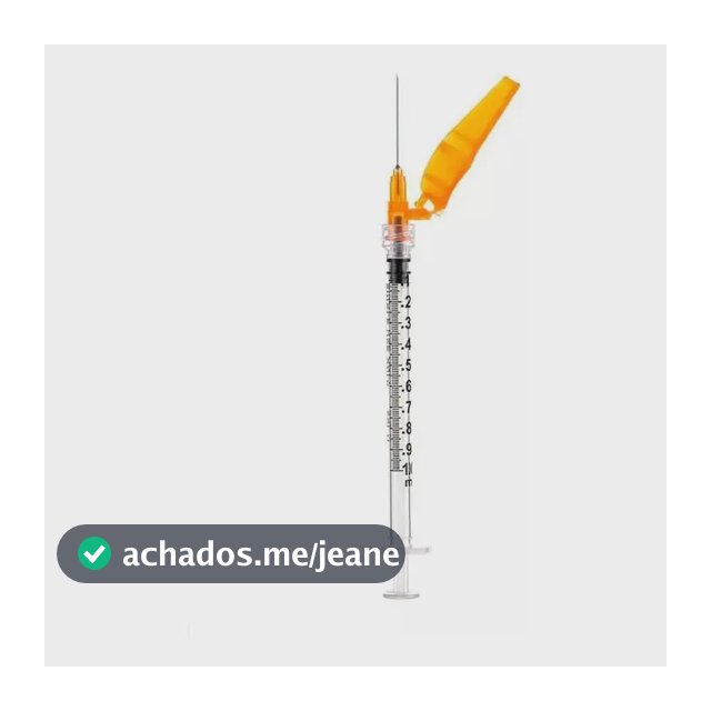 Seringa Descartável 1ml Agulha 25g 0,5x25mm Sol-care 50un 1 Ml