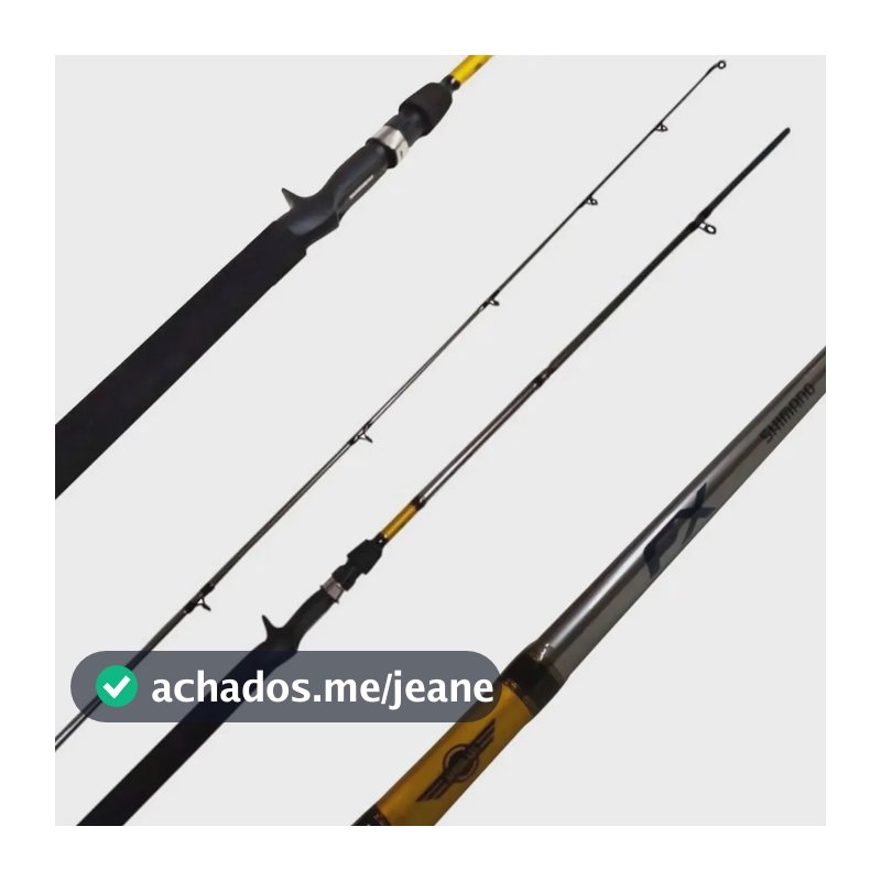 Shimano cana Fx 1.83mts 6-15 Lbs 2 seções variadas pesca Bait