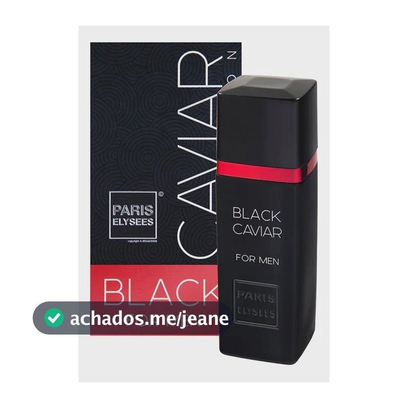 Black Caviar Paris Elysees Masc. 100 Ml-lacrado Com Nf-e