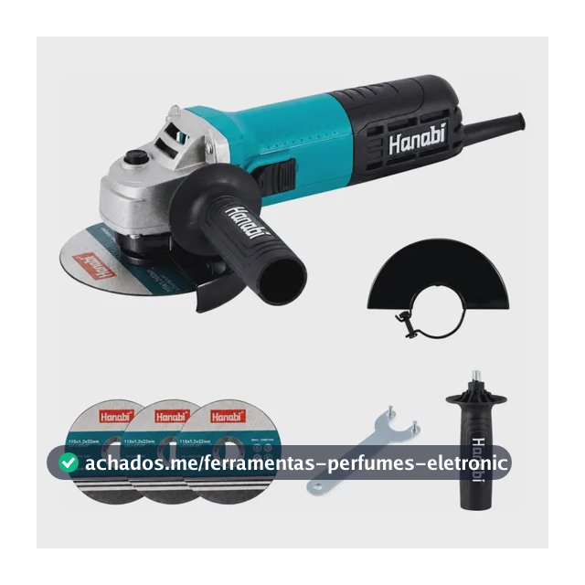 Esmerilhadeira Lixadeira Elétrica 880w 115mm 11000rpm