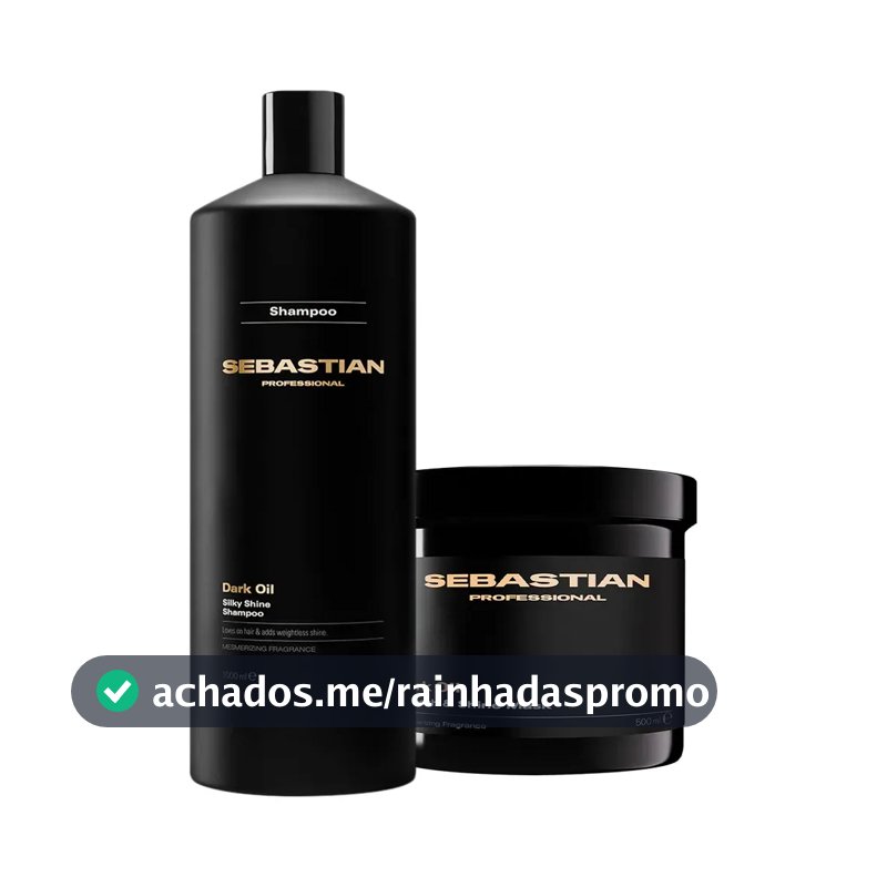 Kit Sebastian Professional Dark Oil Shampoo Máscara