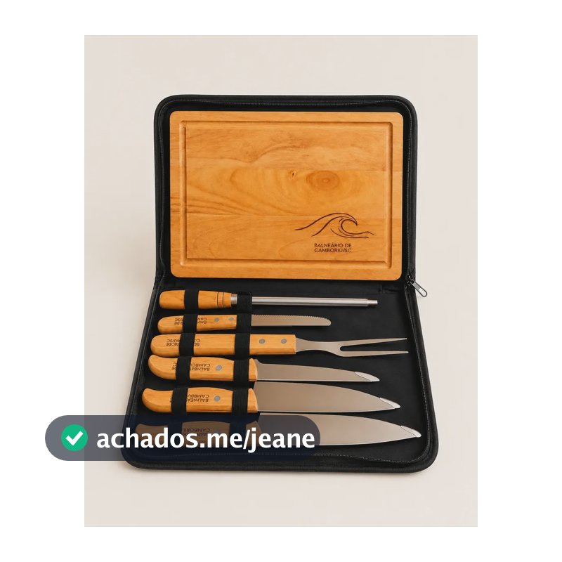 Kit Churrasco Personalizado - 8 Peças