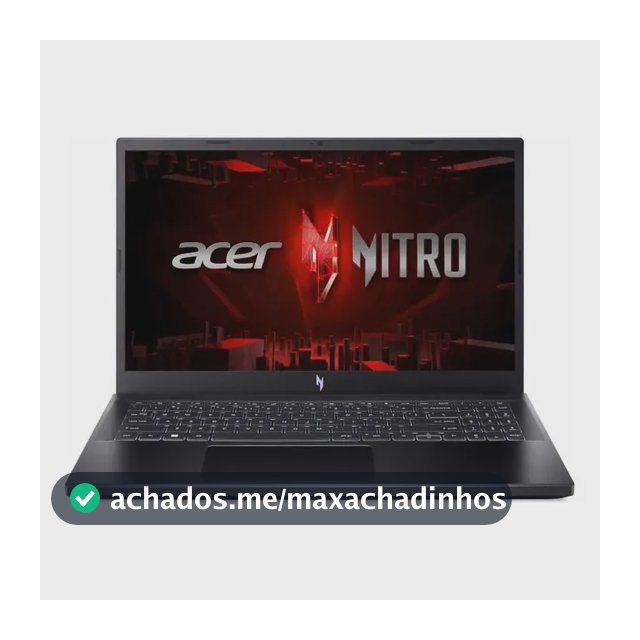 Notebook Gamer Acer Nitro V ANV15-51-57WS Intel® Core™ i5-13420H 13ªGeração 512SSD 8GB Nvidia® GeForce® RTX 3050 GDDR6 Linux Gutta 15,6'