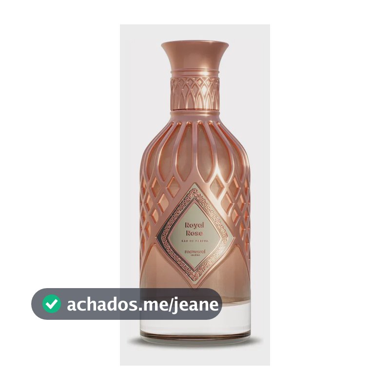 Perfume Árabe Mawwal Royal Rose 100ml Edp Unissex