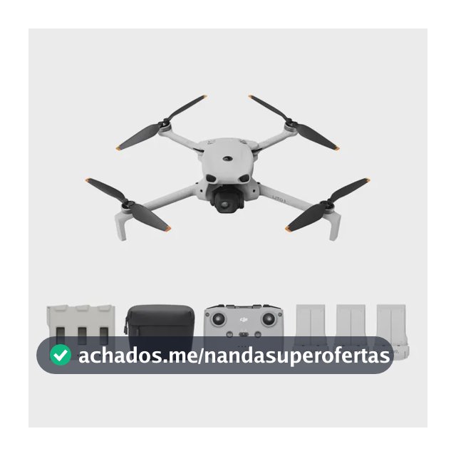 Dji Lito 1 Fly More Combo (dji Rc-n3), Drone 4k Cinza