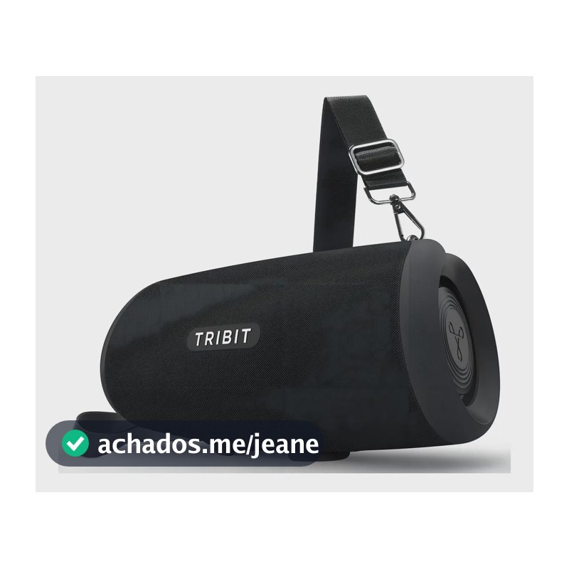 Caixa de Som Tribit StormBox Lava 80W Bluetooth Portátil, Preta