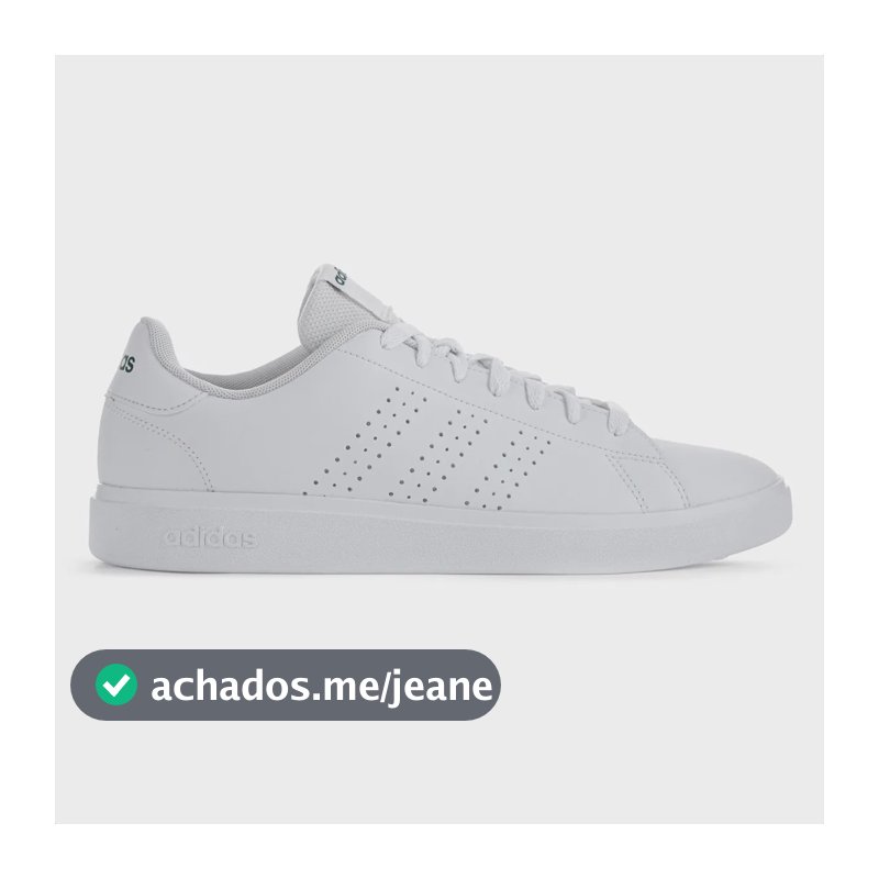 Tênis adidas Advantage Base 2.0 Casual Confortável Branco 43 Br